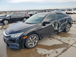 Salvage cars for sale at Grand Prairie, TX auction: 2017 Honda Civic EX