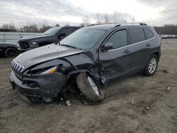 Salvage cars for sale at Assonet, MA auction: 2017 Jeep Cherokee Latitude