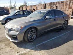 Salvage cars for sale at Wilmington, CA auction: 2015 Infiniti Q50 Base