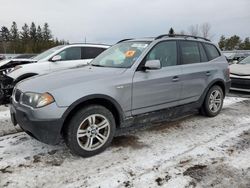 Salvage cars for sale from Copart Ontario Auction, ON: 2005 BMW X3 3.0I