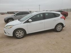 Salvage cars for sale at Andrews, TX auction: 2012 Ford Focus SE