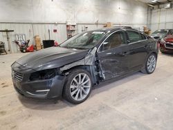 Salvage cars for sale at Milwaukee, WI auction: 2015 Volvo S60 Platinum