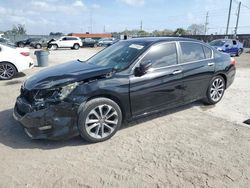 Salvage cars for sale at Homestead, FL auction: 2014 Honda Accord Sport