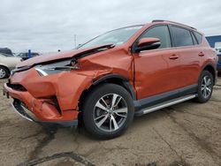 Salvage cars for sale at Woodhaven, MI auction: 2016 Toyota Rav4 XLE