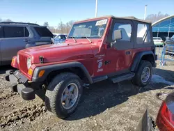 Salvage cars for sale at East Granby, CT auction: 1999 Jeep Wrangler / TJ Sport