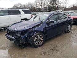 Salvage cars for sale at North Billerica, MA auction: 2014 Honda Accord LX