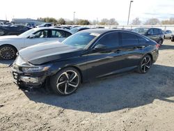 Salvage cars for sale at Sacramento, CA auction: 2018 Honda Accord Sport