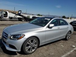 Carros salvage a la venta en subasta: 2017 Mercedes-Benz C300