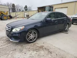 Salvage cars for sale at Knightdale, NC auction: 2014 Mercedes-Benz E 550 4matic