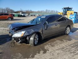 Salvage cars for sale at Duryea, PA auction: 2007 Honda Accord EX