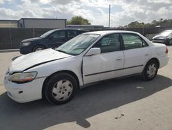 Salvage cars for sale at Orlando, FL auction: 1998 Honda Accord LX