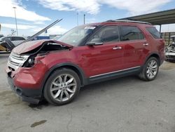 Salvage cars for sale at Anthony, TX auction: 2015 Ford Explorer XLT