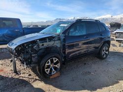 Jeep salvage cars for sale: 2015 Jeep Cherokee Trailhawk