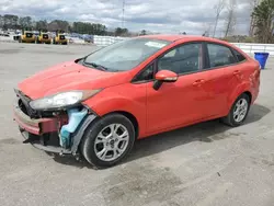 Salvage cars for sale at auction: 2014 Ford Fiesta SE