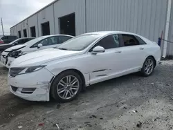 Salvage cars for sale at Jacksonville, FL auction: 2014 Lincoln MKZ