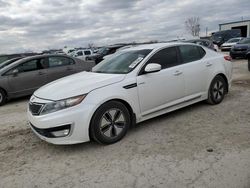 Salvage cars for sale at Kansas City, KS auction: 2013 KIA Optima Hybrid