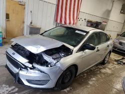 Salvage cars for sale at Des Moines, IA auction: 2015 Ford Focus S