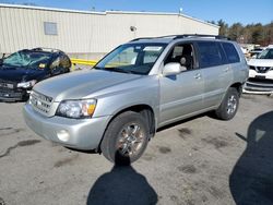 Salvage cars for sale from Copart Exeter, RI: 2005 Toyota Highlander Limited