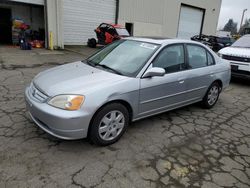 Salvage cars for sale at Woodburn, OR auction: 2002 Honda Civic EX