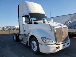 Salvage trucks for sale at Pasco, WA auction: 2013 Kenworth Construction T680