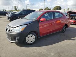 Vehiculos salvage en venta de Copart Miami, FL: 2020 Mitsubishi Mirage G4 ES