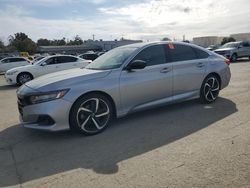 Salvage cars for sale at Martinez, CA auction: 2021 Honda Accord Sport