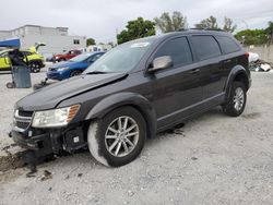 Salvage cars for sale at Opa Locka, FL auction: 2017 Dodge Journey SXT