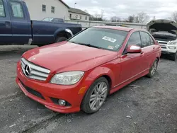 Salvage cars for sale at York Haven, PA auction: 2009 Mercedes-Benz C 300 4matic