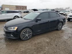 Salvage cars for sale at Kansas City, KS auction: 2016 Volkswagen Jetta Sport