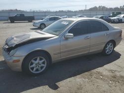 Salvage cars for sale at Fredericksburg, VA auction: 2002 Mercedes-Benz C 240