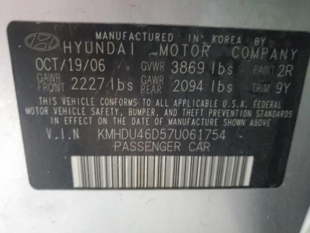 2007 Hyundai Elantra GLS