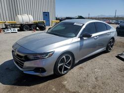 Salvage cars for sale at Tucson, AZ auction: 2021 Honda Accord Sport