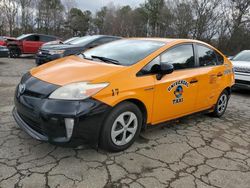 Salvage cars for sale at Austell, GA auction: 2013 Toyota Prius