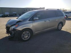 Salvage cars for sale at Wilmer, TX auction: 2016 Toyota Sienna XLE