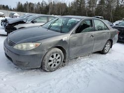 Salvage cars for sale at Cookstown, ON auction: 2005 Toyota Camry LE