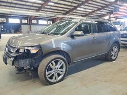 Salvage cars for sale at East Granby, CT auction: 2014 Ford Edge Limited