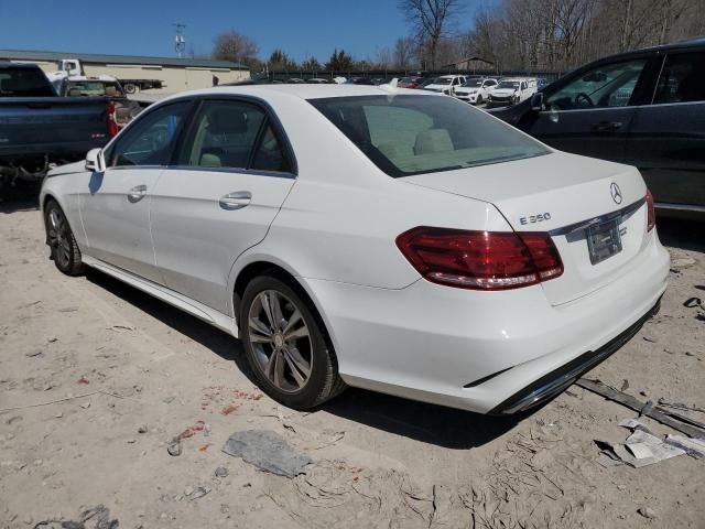 2016 Mercedes-Benz E 350