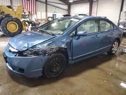 Salvage cars for sale at West Mifflin, PA auction: 2009 Honda Civic LX