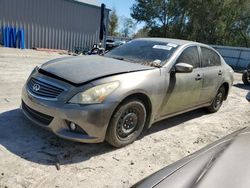 2010 Infiniti G37 en venta en Midway, FL