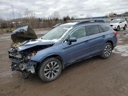 Salvage cars for sale at Columbia Station, OH auction: 2015 Subaru Outback 2.5I Limited