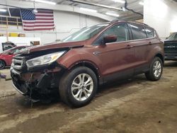 Salvage cars for sale at Ham Lake, MN auction: 2018 Ford Escape SE