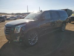 Salvage cars for sale at Colorado Springs, CO auction: 2020 Cadillac Escalade ESV Premium Luxury