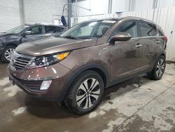 Salvage cars for sale at Ham Lake, MN auction: 2012 KIA Sportage EX