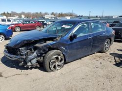 Honda Accord lx Vehiculos salvage en venta: 2017 Honda Accord LX