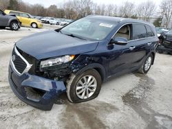 Salvage cars for sale at North Billerica, MA auction: 2017 KIA Sorento LX