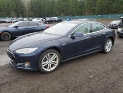 Salvage cars for sale at Graham, WA auction: 2013 Tesla Model S