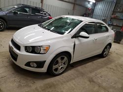 Salvage cars for sale at West Mifflin, PA auction: 2015 Chevrolet Sonic LTZ