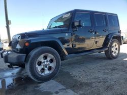 Salvage cars for sale at West Palm Beach, FL auction: 2015 Jeep Wrangler Unlimited Sahara