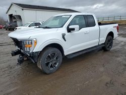 Salvage cars for sale at Portland, MI auction: 2021 Ford F150 Super Cab