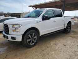 Salvage cars for sale at Tanner, AL auction: 2016 Ford F150 Supercrew